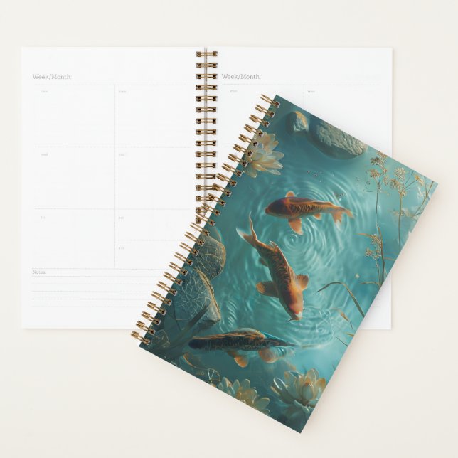 Étang dans mon planificateur (Devant avec enveloppe)