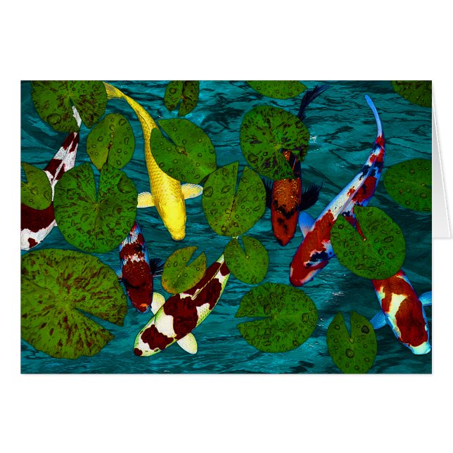 ÉTANG DE KOI (Devant horizontal)