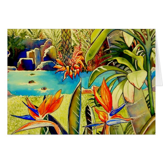 Étang de plantation d'ananas d'Oahu (Devant horizontal)