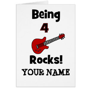 Étant 4 roches ! Conception de guitare