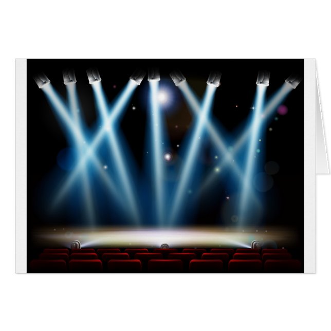 Étape de théâtre de projecteurs (Devant horizontal)
