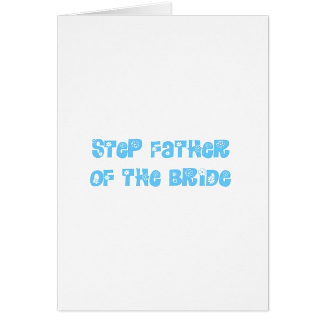 Étape Père de la mariée (Devant)