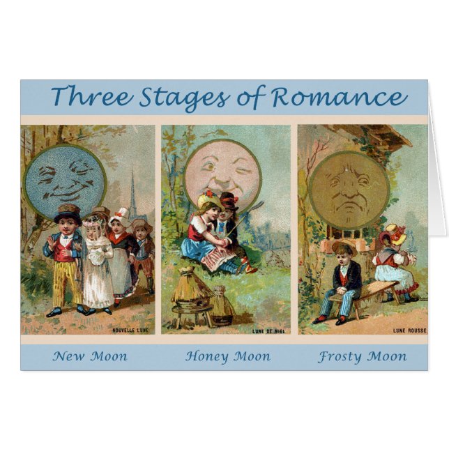 Étapes de carte Romance (Devant horizontal)