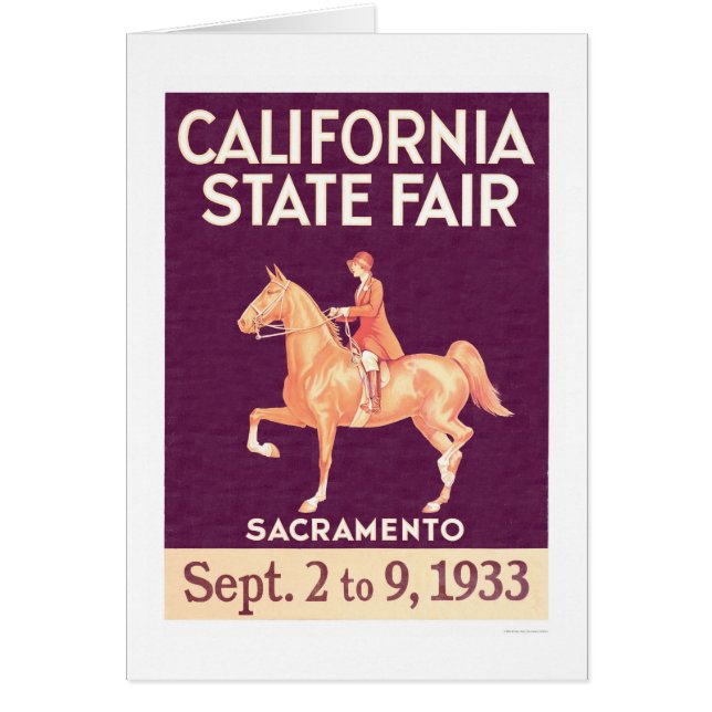 État 1933 de la Californie juste (Devant)