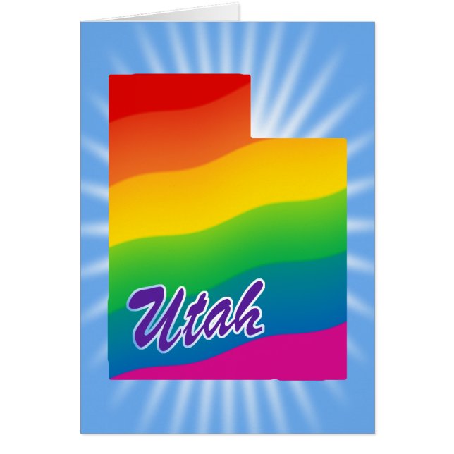 État Arc-En-Ciel De L'Utah (Devant)