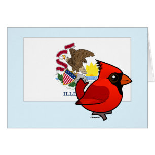 État Birdorable de l'Illinois : Cardinal du nord