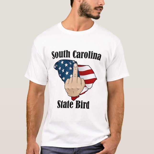 État de Caroline du Sud t-shirt oiseau majeur (Devant)