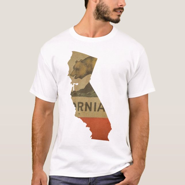 État de T-shirt de la Californie (Devant)