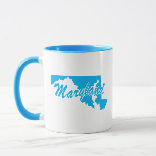État Du Maryland En Forme De Mug