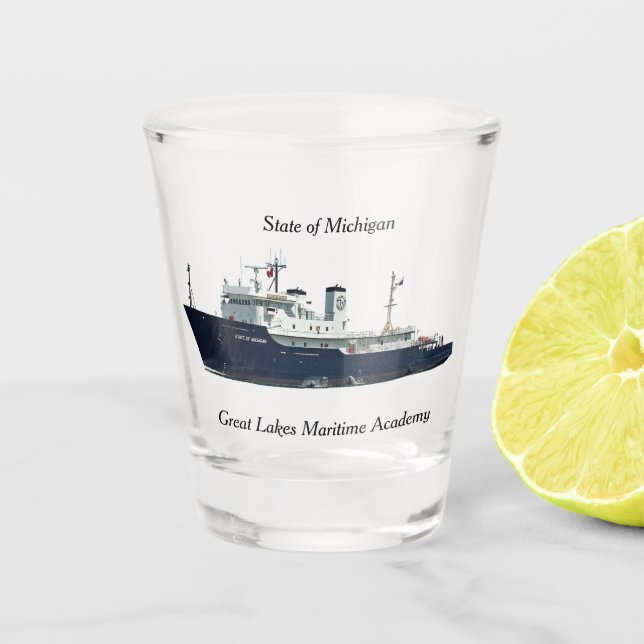 État du Michigan - verre abattu (Devant)
