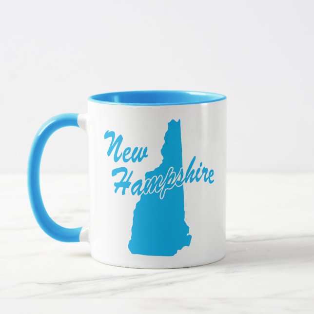 État Du New Hampshire Forme Mug (Gauche)
