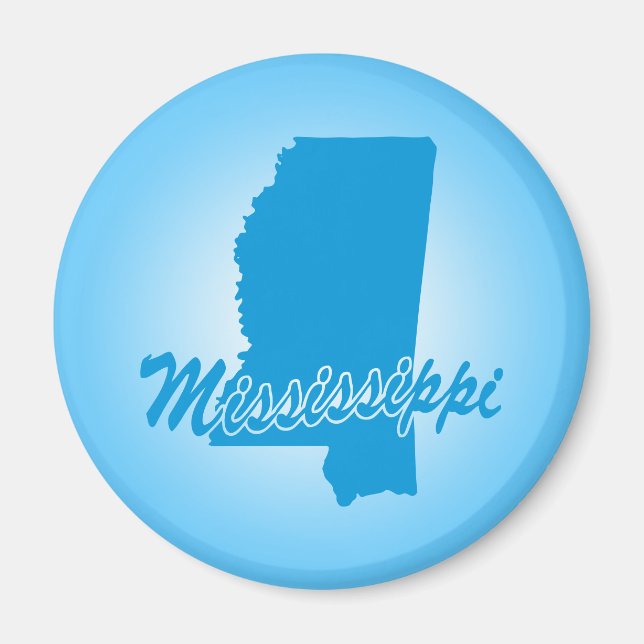 État Mississippi Magnet (Devant)