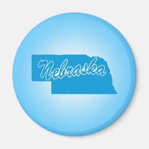 État Nebraska Magnet