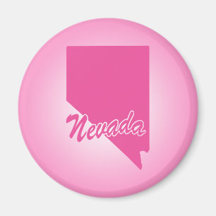 État Rose Nevada Magnet