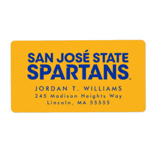 État Spartans Wordmark de San Jose