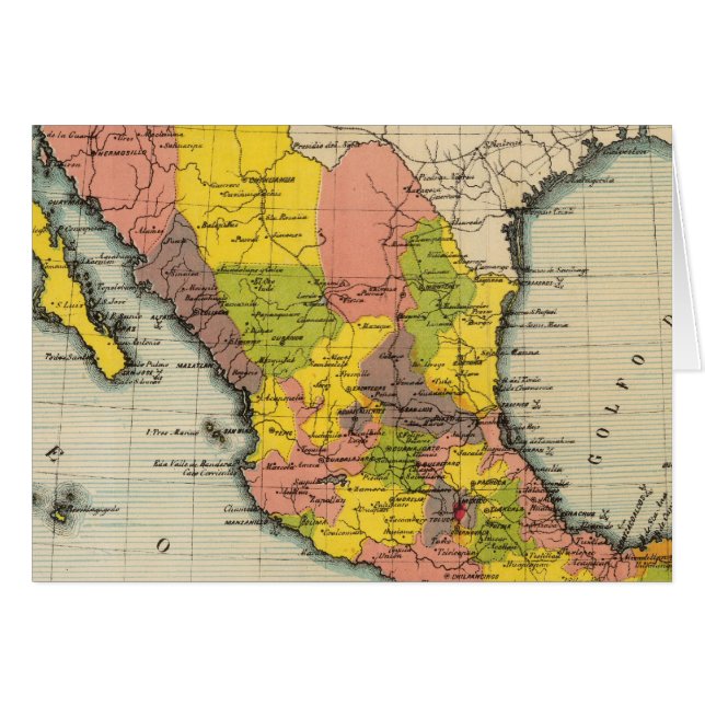 États-Unis d'Amérique du Mexique 2 (Devant horizontal)