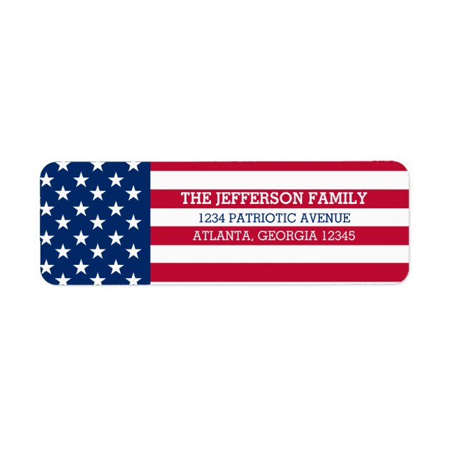 États-Unis Drapeau américain étoiles et rayures (Devant)