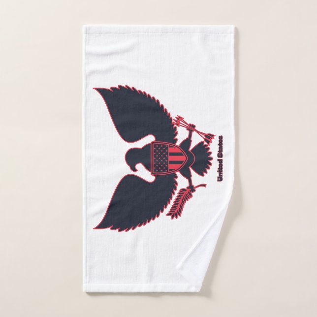 États-Unis Grand Aigle Remix Custom (Serviette à main)