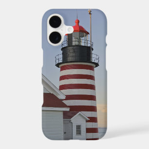 États-Unis, Maine, Lubec. Phare de West Quoddy Hea
