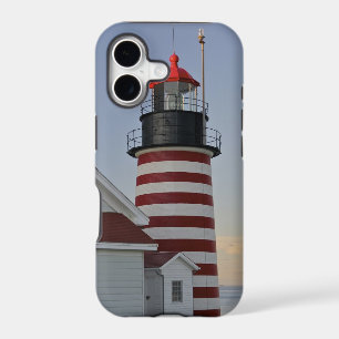 États-Unis, Maine, Lubec. Phare de West Quoddy Hea