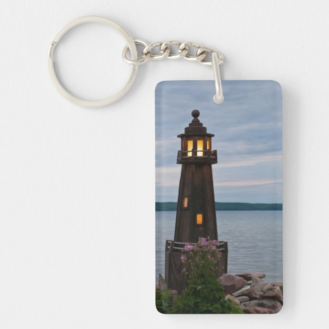 États-Unis, Michigan. Phare de Yard Decoration (Devant)