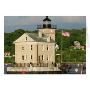 États-Unis, New York, Kingston, Hudson River. Rond