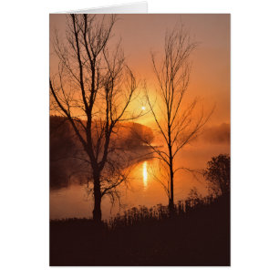 États-Unis, Nouvelle-Angleterre, Maine. Sunrise d'