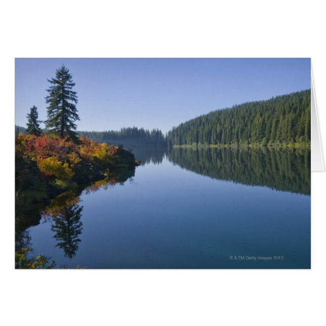 États-Unis, Oregon, Clear Lake (Devant horizontal)