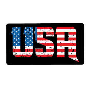 États-Unis patriotiques en rouge, blanc et bleu