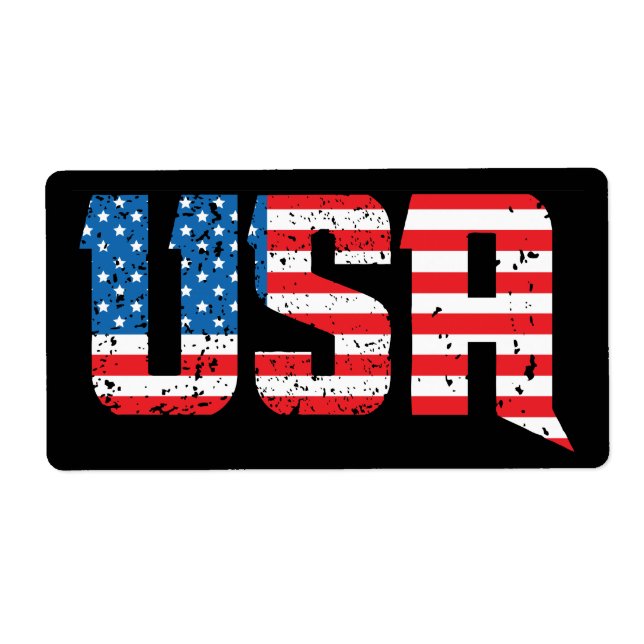 États-Unis patriotiques en rouge, blanc et bleu (Devant)