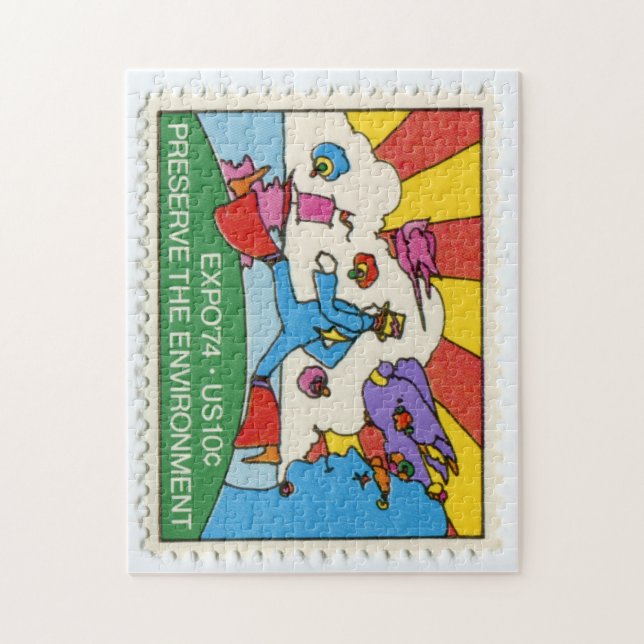 États-Unis Postage Timbre Jigsaw Puzzle (Vertical)