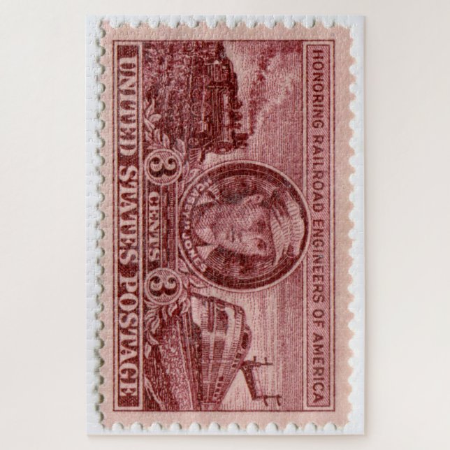 États-Unis Postage Timbre Jigsaw Puzzle (Vertical)