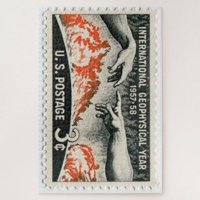 États-Unis Postage Timbre Jigsaw Puzzle (Vertical)