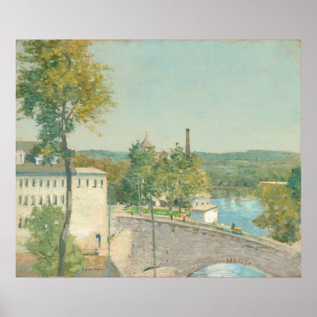 États-Unis Thread - Julian Alden Weir Poster d'art (Devant)