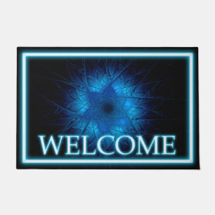 Etched Star of David - Welcome Doormat
