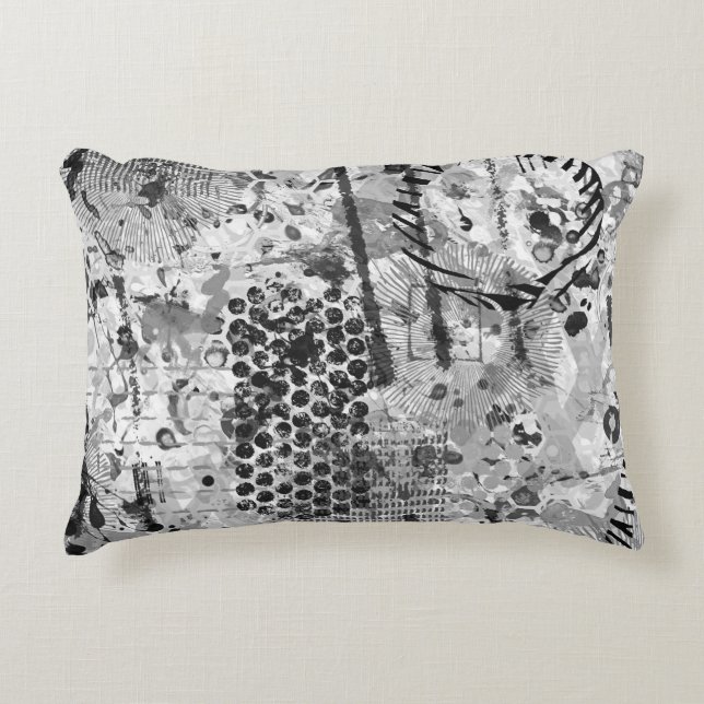 Etchings Graffiti Accent Pillow (Front)