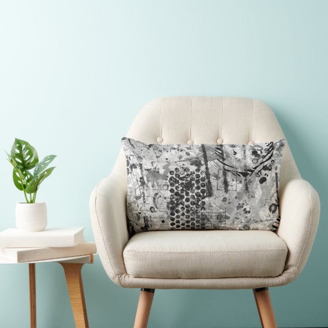 Etchings Graffiti Lumbar Pillow (Chair)