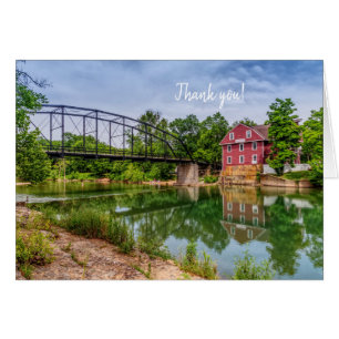 Été À War Eagle Mill Carte de remerciements