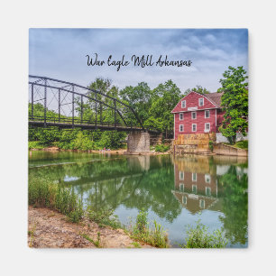 Été À War Eagle Mill Magnet Carré