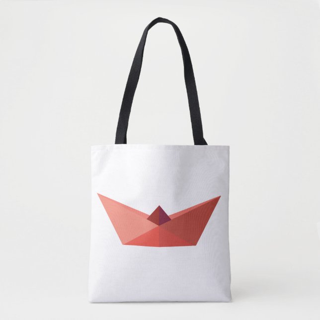 Été, Bateau Casquette Origami, Sac fourre-tout tou (Devant)