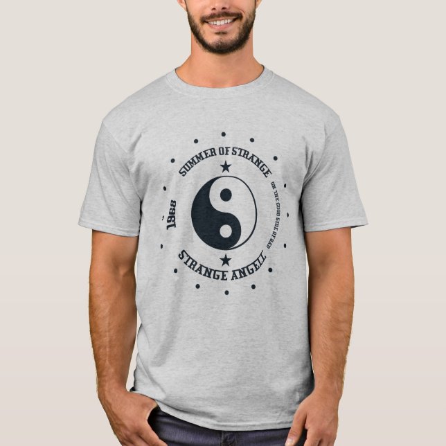 Été de base du T-shirt des hommes de 1968 étrange (Devant)