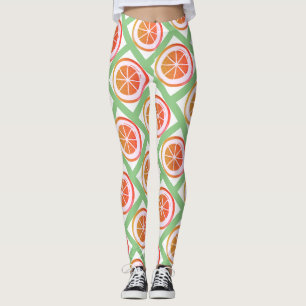 Été Fruits Design Leggings