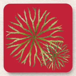 Été indien sur un ensemble de Dessous de verre (M)