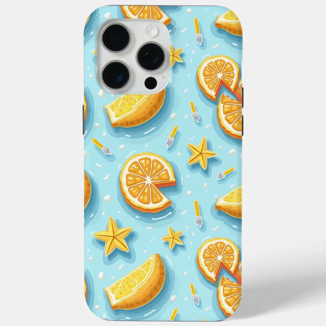 ÉTÉ LEMON iPHONE 15 PRO COQUE (Verso)