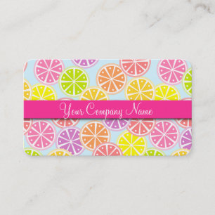 Été Lollipop Candy Shop Bakery Carte de visite