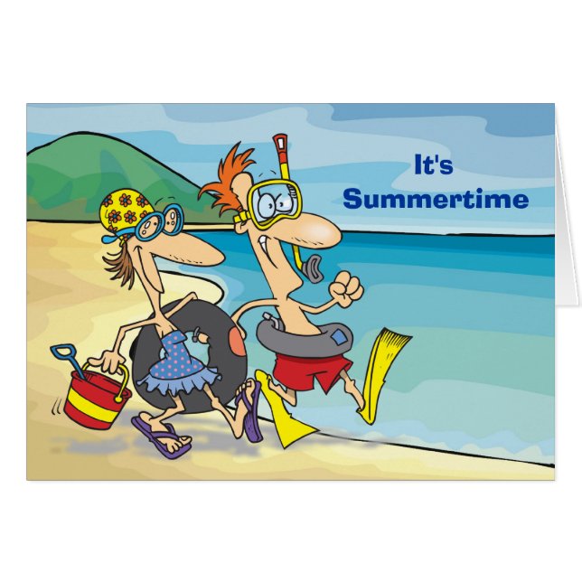 Été - plage (Devant horizontal)