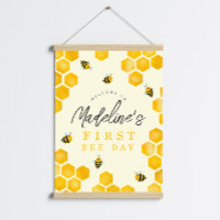 Été Première abeille Jour 1er anniversaire Affiche