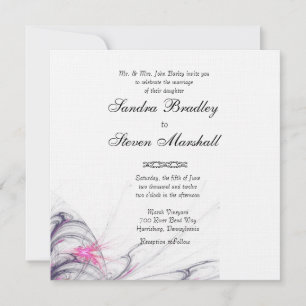 Été Simplicité Mariage Invitations