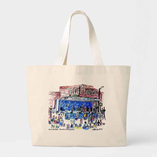 "Été sur" le sac fourre-tout commercial (Devant)
