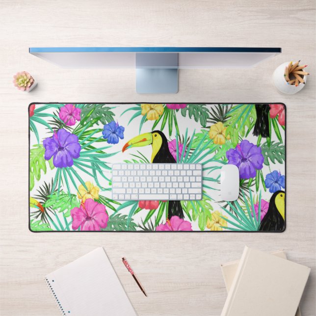 Été Tropical Bright Toucan Scène (Bureau 1)